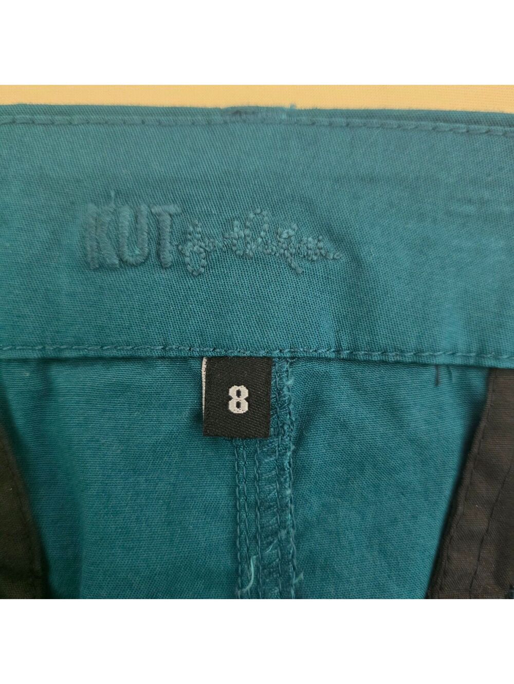 The KUT from the Kloth Rosie Pencil Skirt Teal womens - Picture 7 of 9